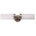 Brushed Nickel LED Sconce with Satin Etched Opal Glass Shade I980