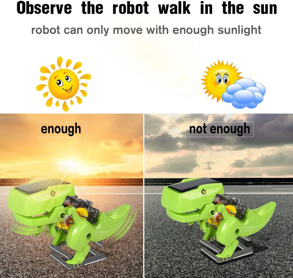STEM Solar Dinosaur Building Robot Kit T117