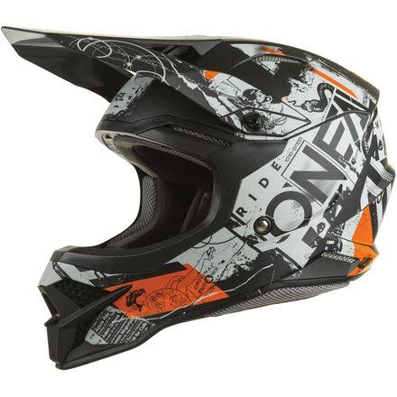 Black/Grey/Orange Racing Helmet G946106