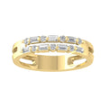 14K Yellow Gold Lab Grown Diamond Wedding Band Ring Size 6.5 P717