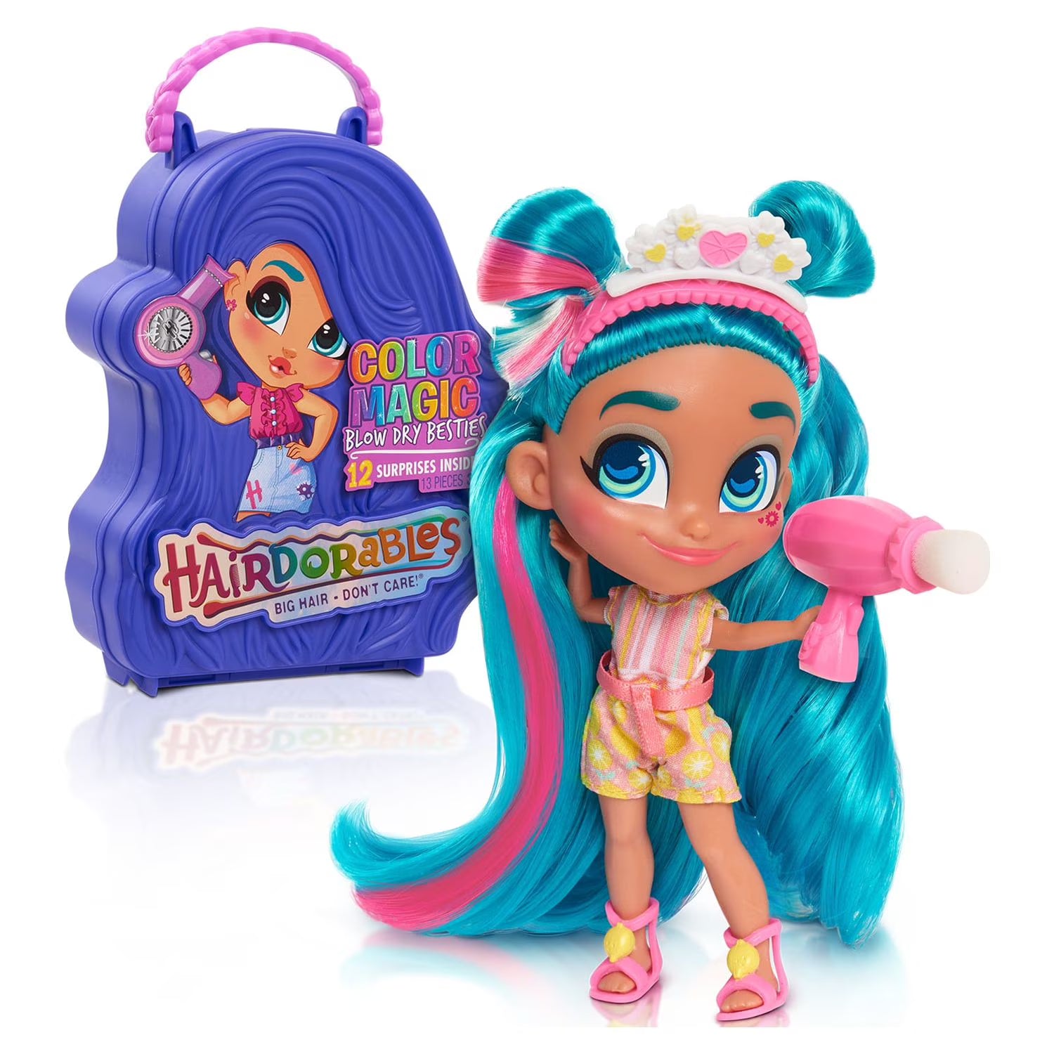 Collectible Doll Color Magic Blow Dry Besties Series 6, Kids Toys for Ages 3 Up M53885