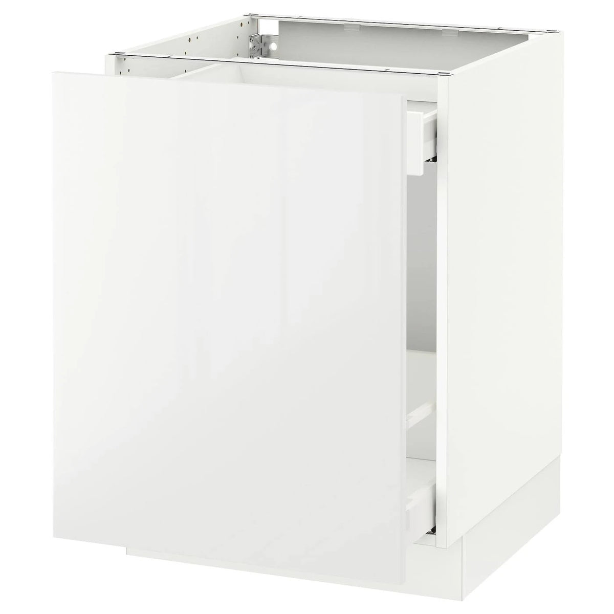 White 24x24x30 Base Cabinet with 1 Door O97261