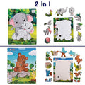Preschool Jigsaw Puzzles 10 and 11 pcs Cardboard Puzzle with Tray Educational Toy H77013