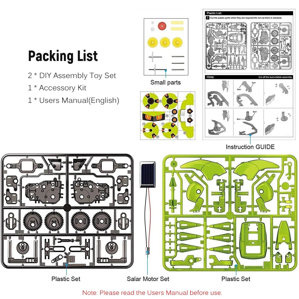 3 In 1 Solar Robot Diy Science Toy Set B66989
