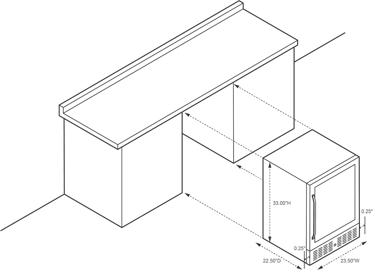 Stainless Steel Beverage Refrigerator with 177 Can Capacity N60213