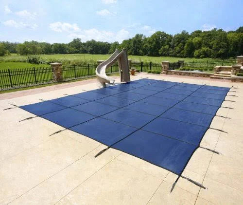 16 x 40 In-Ground Pool Safety Cover Blue Mesh R1728