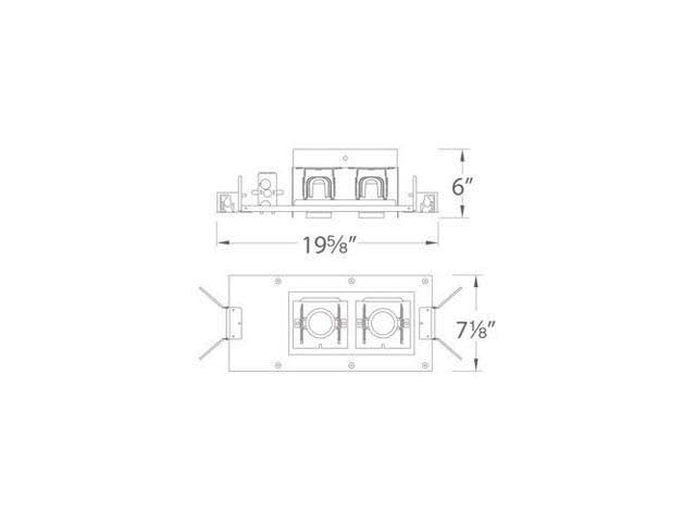 Black LED 1x2 Housing I36726