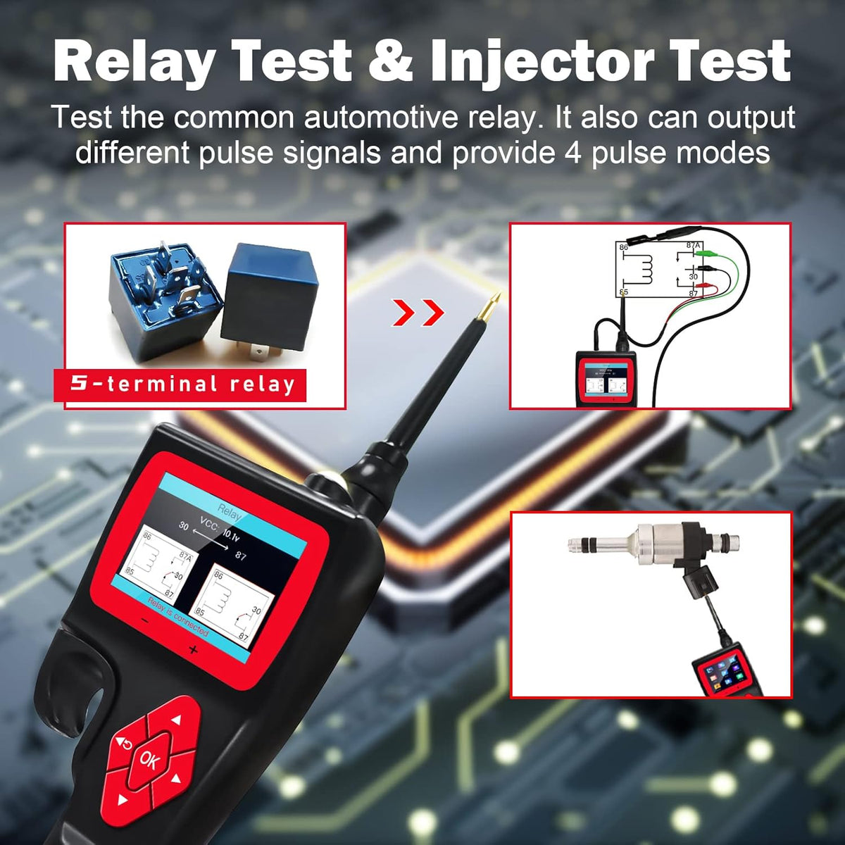 9~30V Automotive Circuit Tester with 20ft Cable M15162