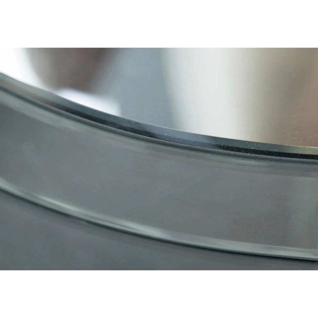 Grey Accent Table Console Mirror U735