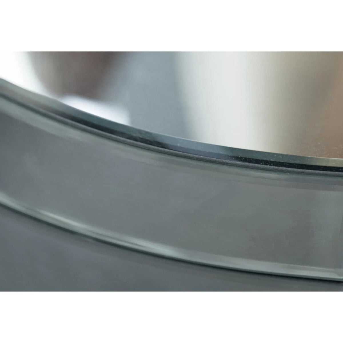Grey Accent Table Console Mirror U735