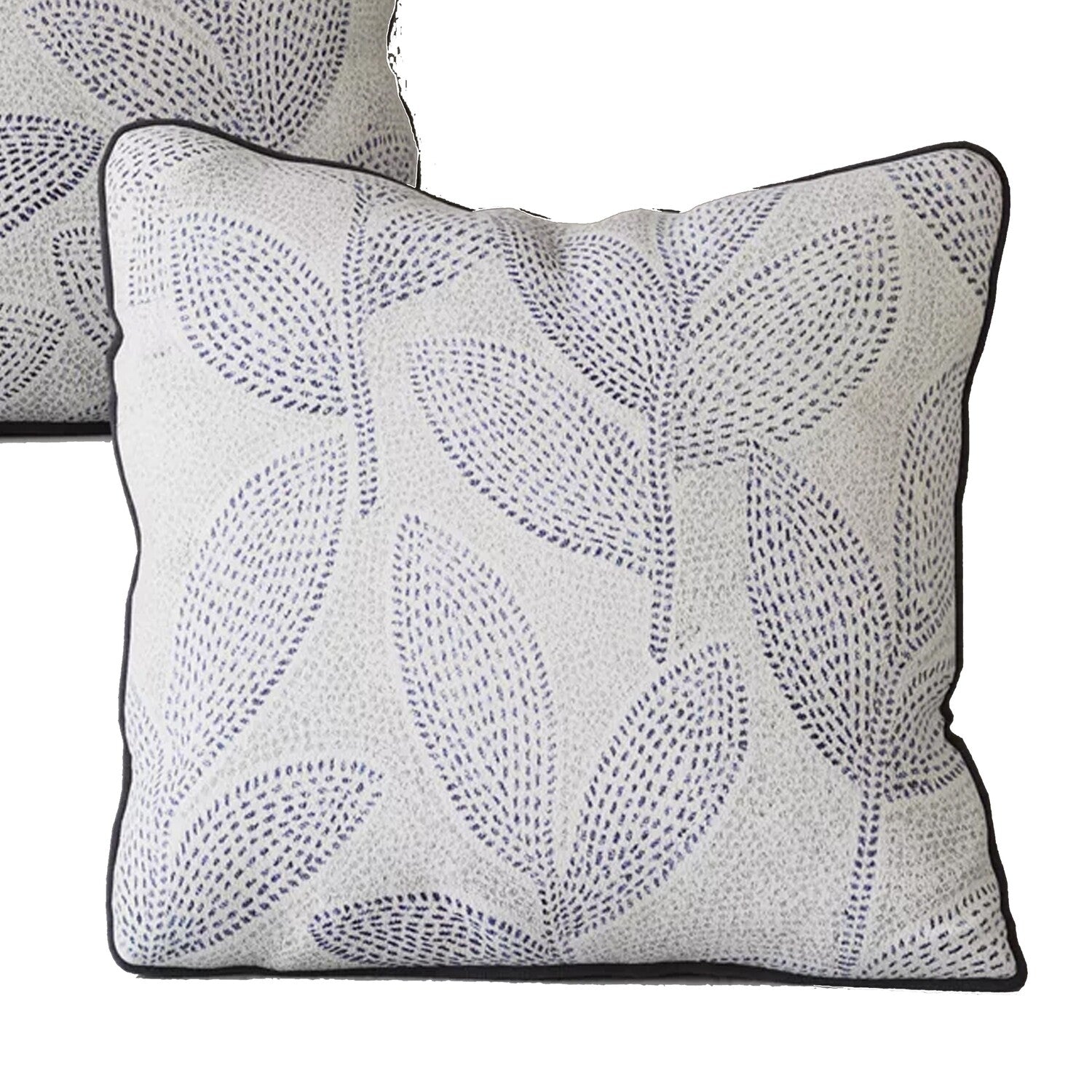 Dark Gray Chenille Sofa with 2 Floral Print Throw Pillows C200046