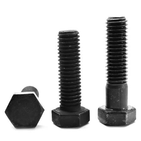 1/2 inch-13 x 2 1/2 inch Coarse Thread Grade 5 Hex Cap Screw Medium Carbon Steel Black Oxide Pk 225 M217