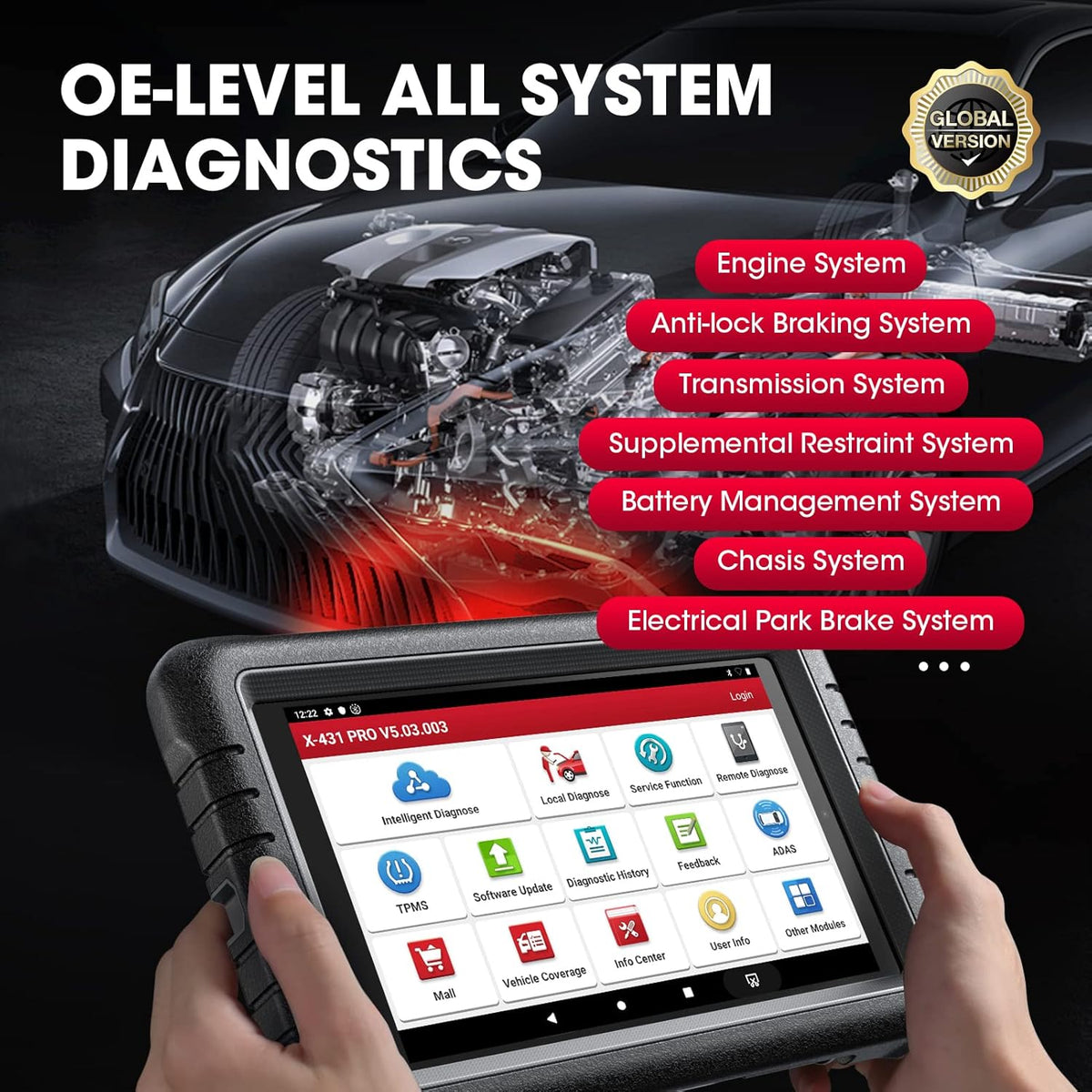 Diagnostic Tool with 31+ Services H107396