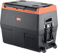 Portable Fridge Freezer, 12 Volt Refrigerator, Electric Cooler with Wheels Y40353