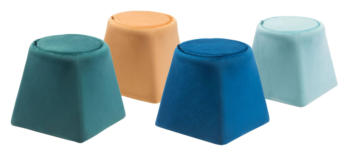Green Velvet Ottoman C456424