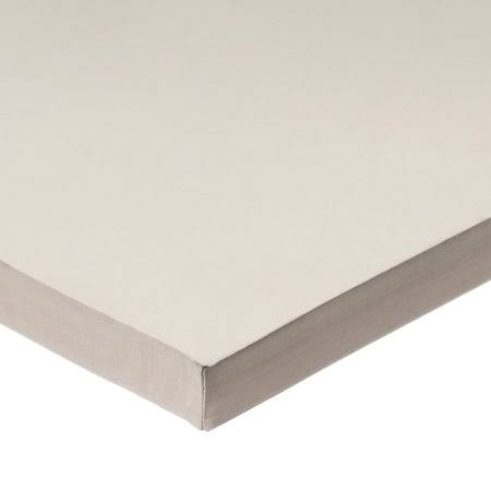 White FDA Silicone Rubber Sheet with High Temp Adhesive B4895
