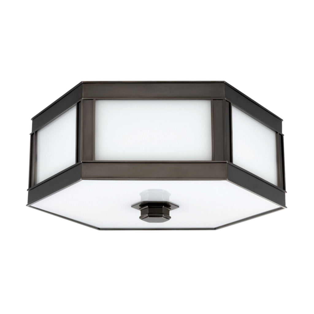 Old Bronze 2 Light Flush Mount V877