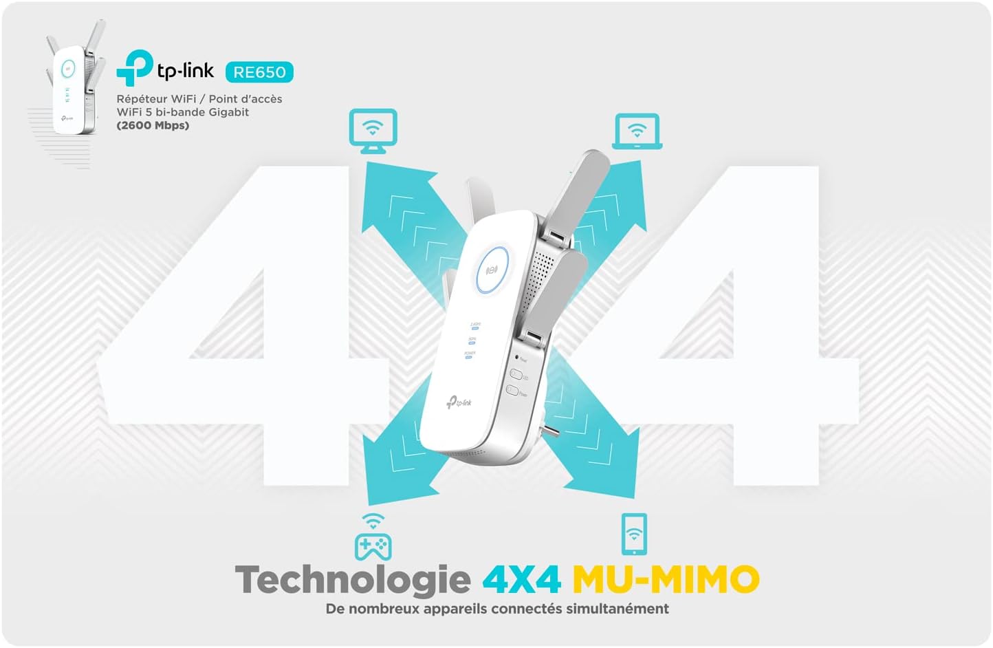 AC2600 Wi-Fi Range Extender J4540