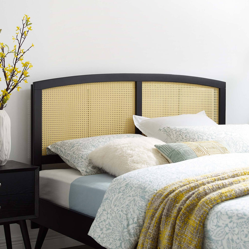 Black Cane Full Headboard M514197