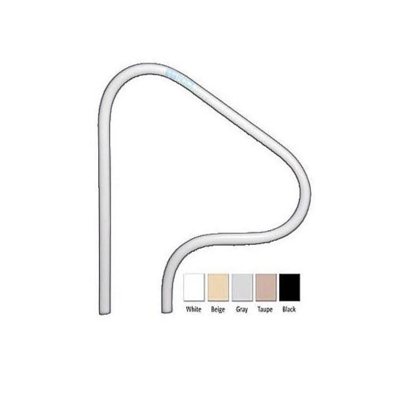 White Rust Proof Swimming Pool Bend Handrail H957