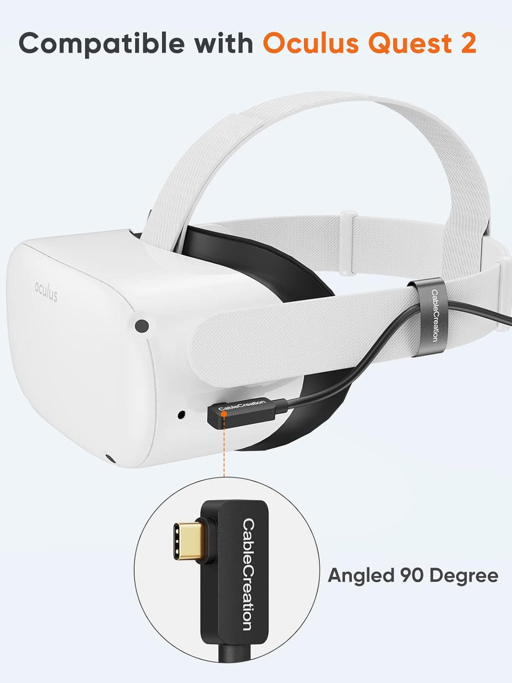 Fiber Optic USB C to USB C Cable 16 FT, 10Gbps, Pack of 2 I1321