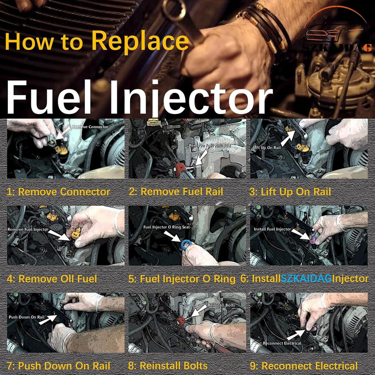 Fuel Injectors 8 Pcs Pack of 2 P518212