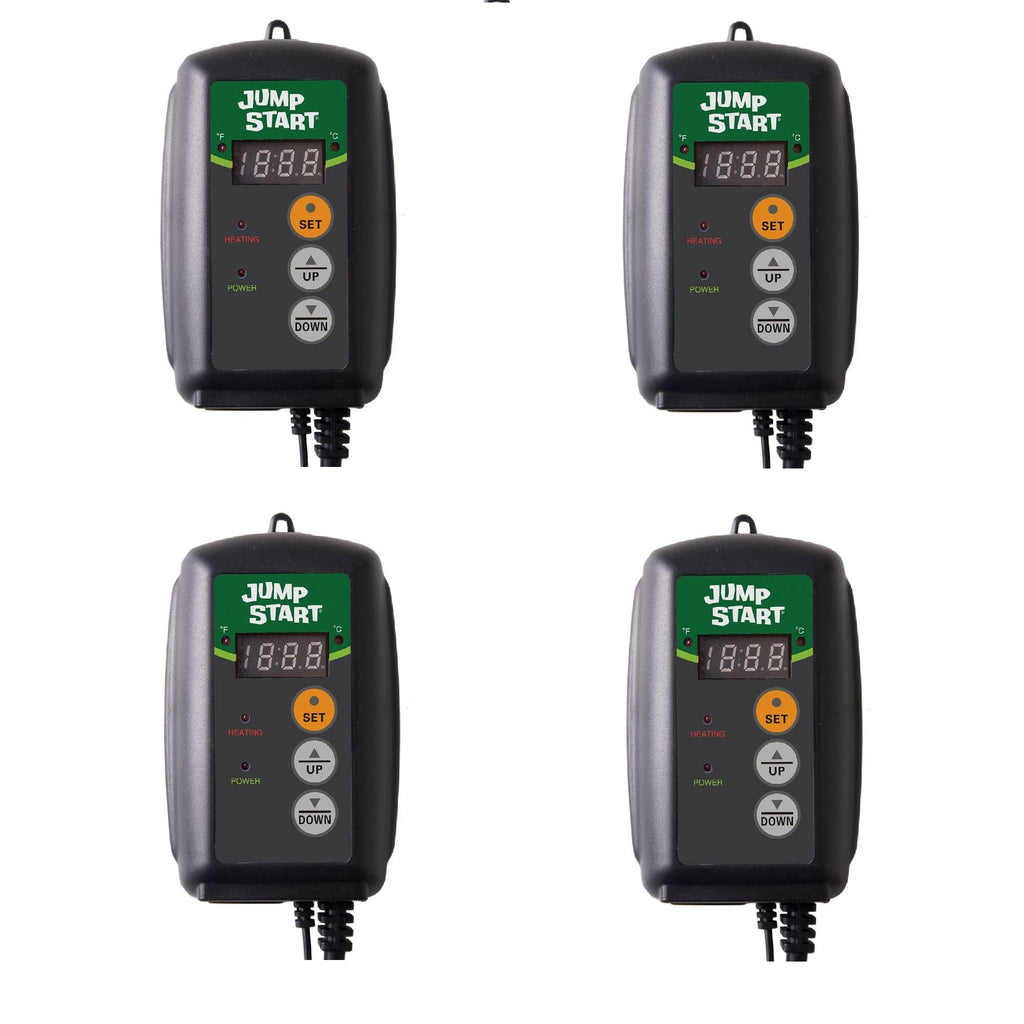Hydroponic Seedling Heat Mat Digital Temperature Controller (4 Pack) O55957