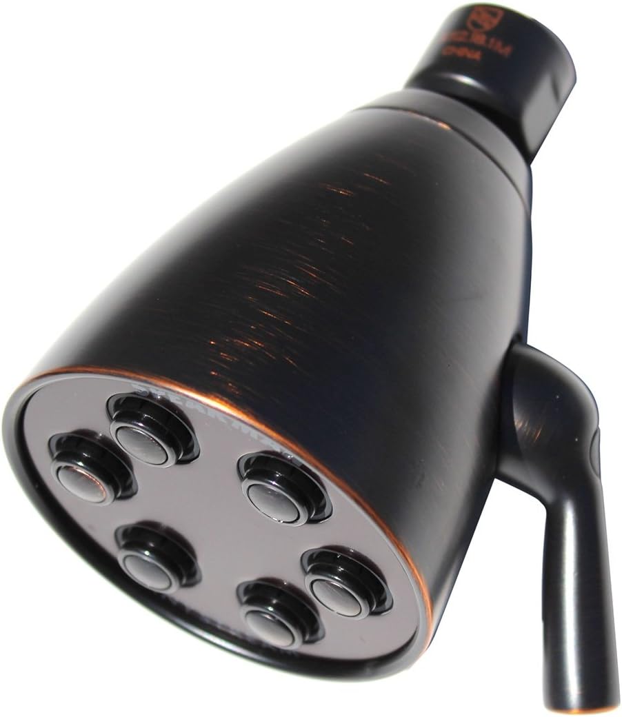 Matte Black High Pressure Adjustable Shower Head F57581