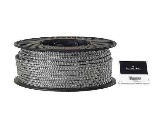 1/4′′ x 250' 7x7 Galvanized Cable M137