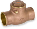 1-1/2x22 Cast Brass Check Valve D13157