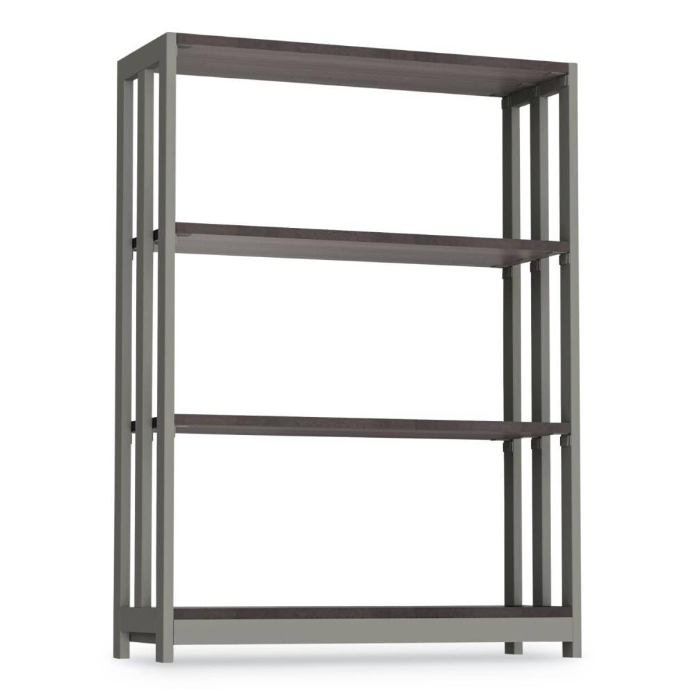 Mocha Three-Shelf Bookcase R614616