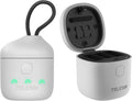 3-Pack Batteries and USB Charger with SD Card Reader Waterproof Storage Carry Case T76282