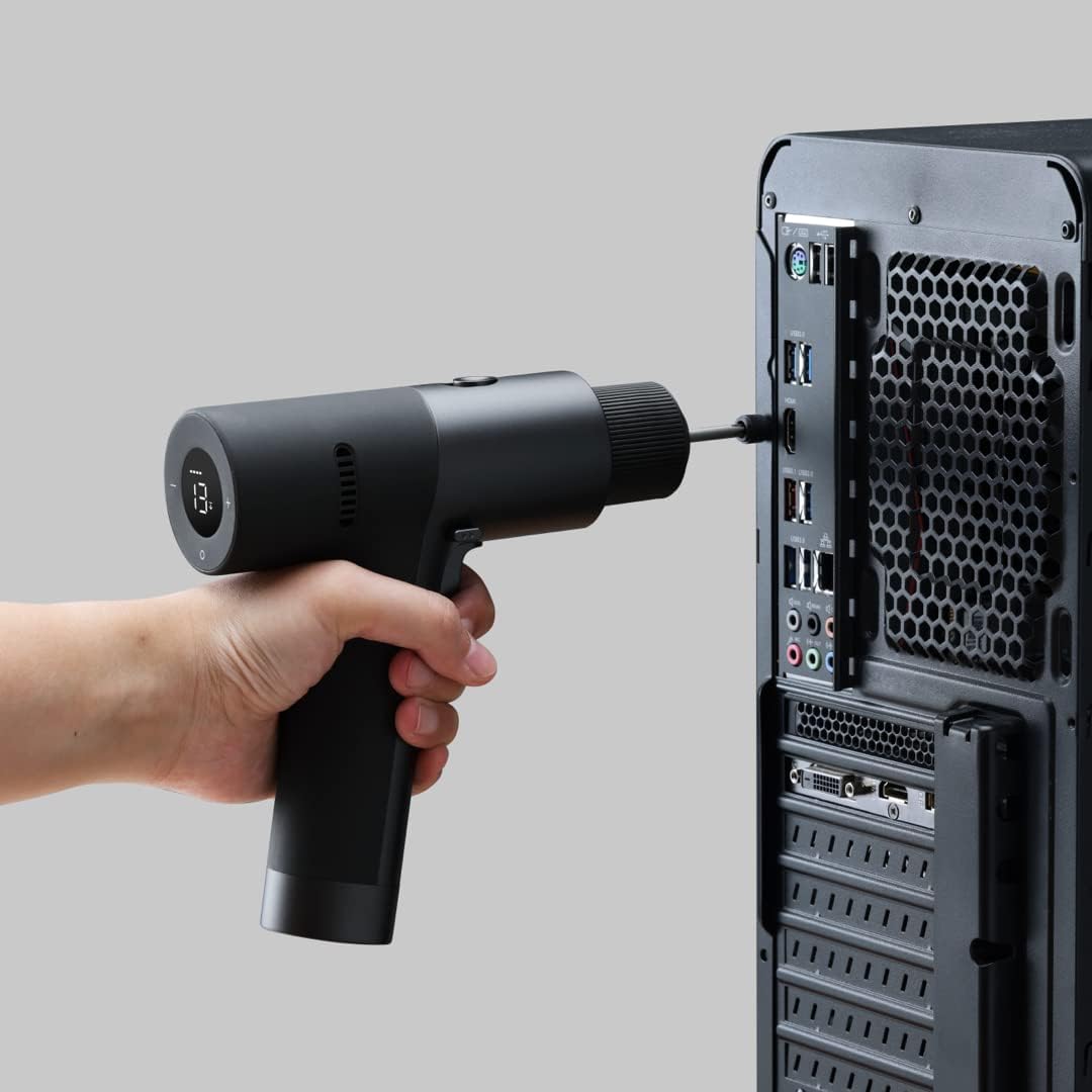 Cordless Brushless Drill 12V, LED Display Screen, 2000mAh Battery, 3/8 Inch Keyless Chuck S341