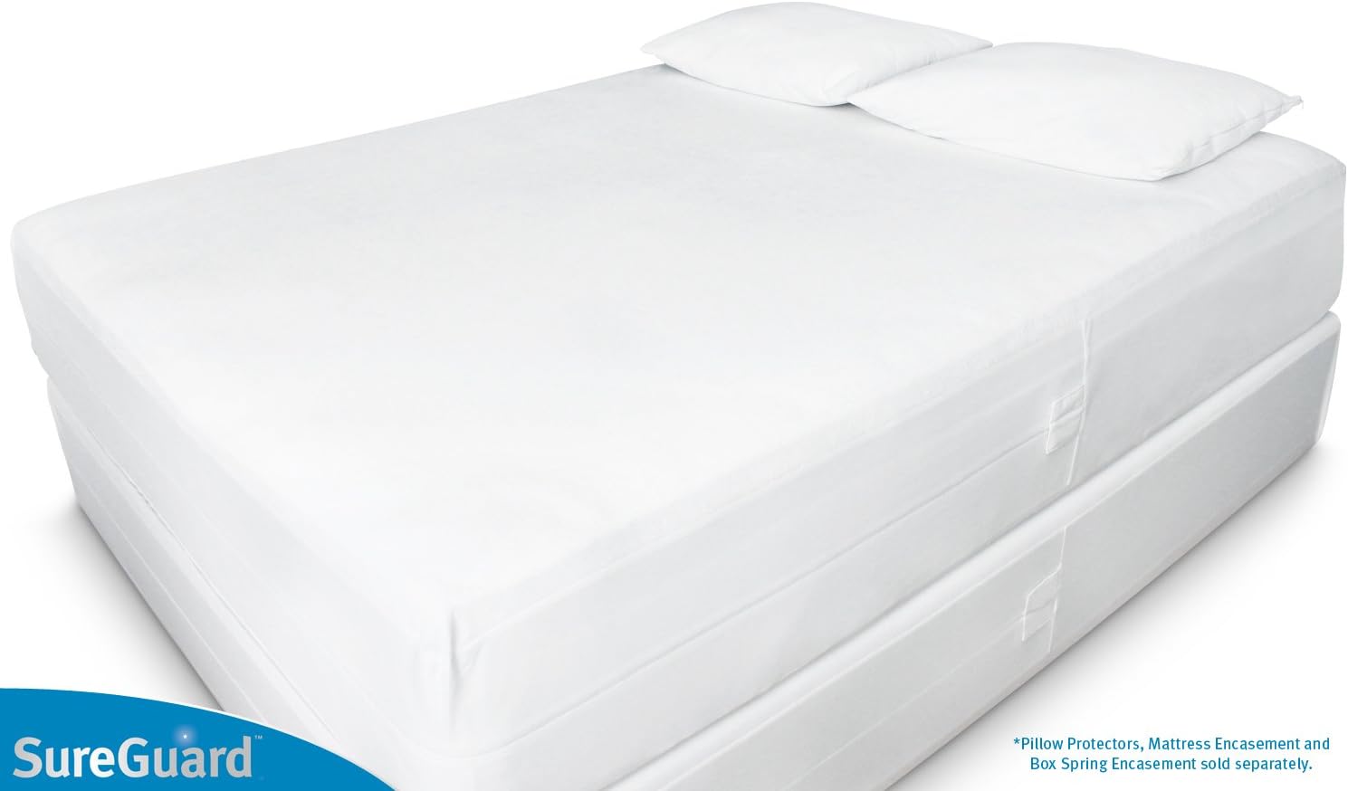 Full Size Waterproof Zippered Box Spring Encasement L3036