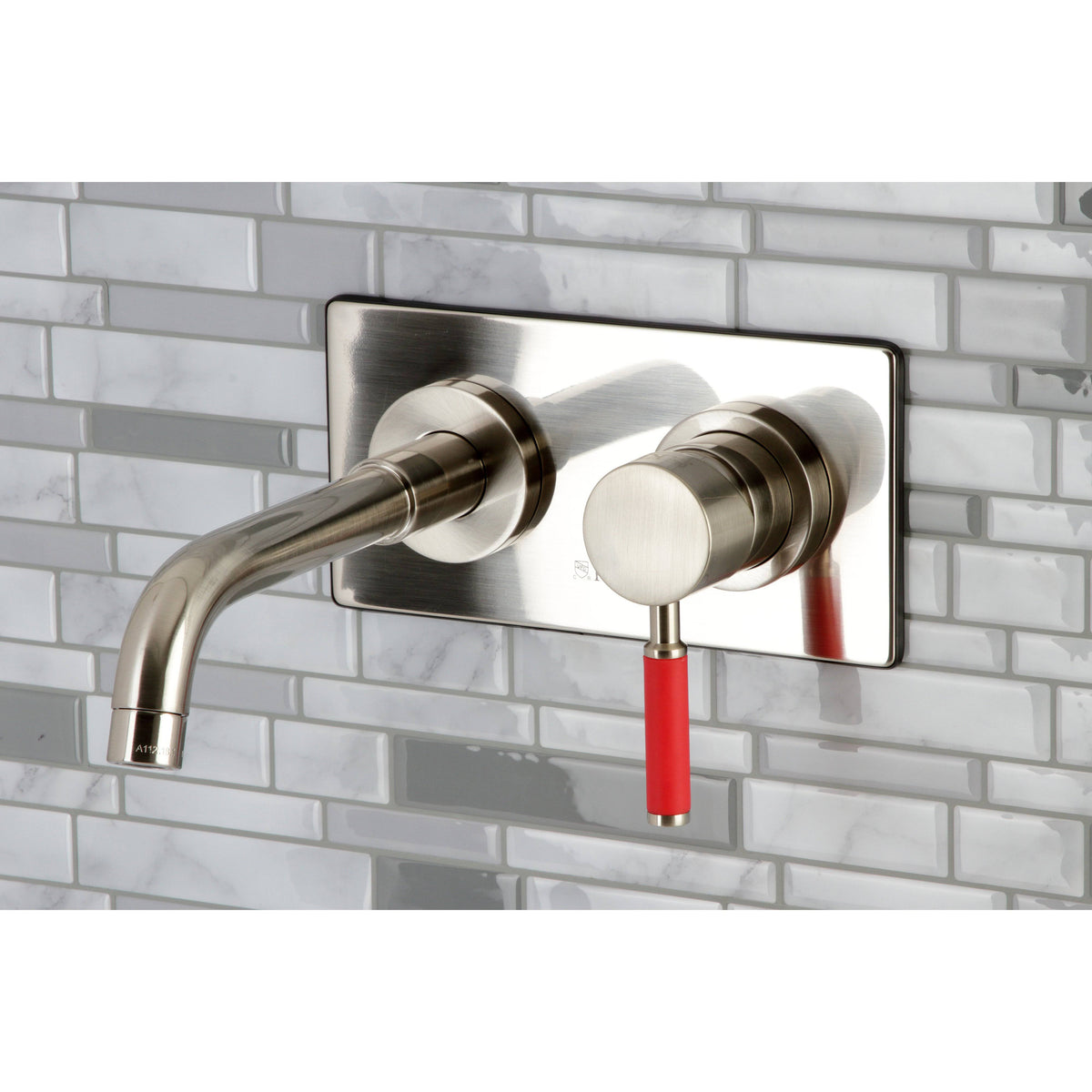 Polished Brass Wall Mount Bathroom Faucet K217