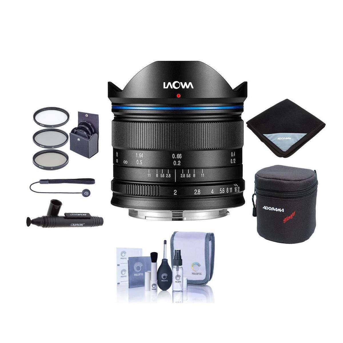 Black 7.5mm f/2 Lens for Micro Four Thirds Mount P915636