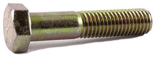 1/2-20 x 7 Grade 8 Hex Cap Screw Yellow Zinc Plated (90) B784752