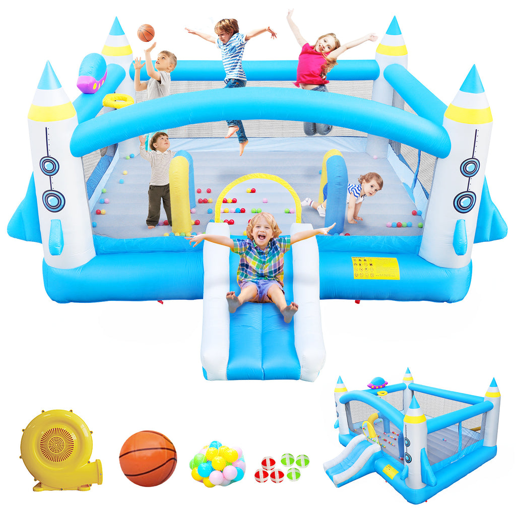 Kids' Jump 'n Slide Inflatable Bouncer W3489