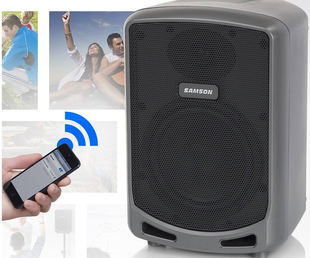 Black Portable PA Speaker System P806978