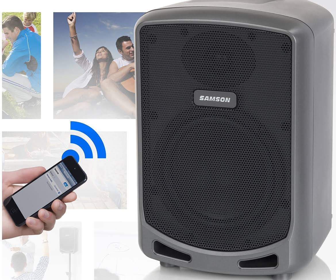 Black Portable PA Speaker System P806978