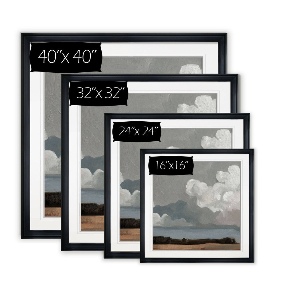 Framed Giclee Print 28x28 S823
