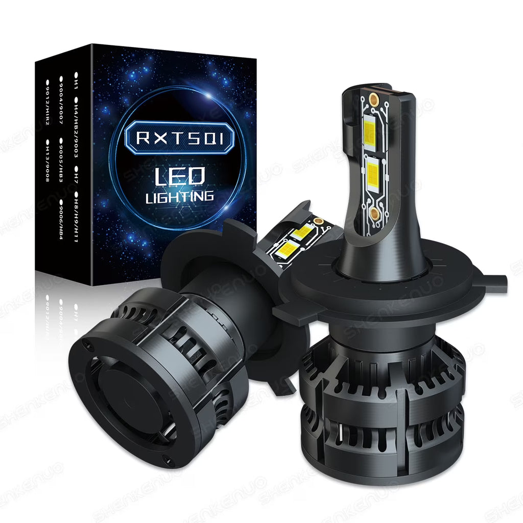 LED Headlight Bulbs 9003 H4 High and Low Beam 2pcs I23829