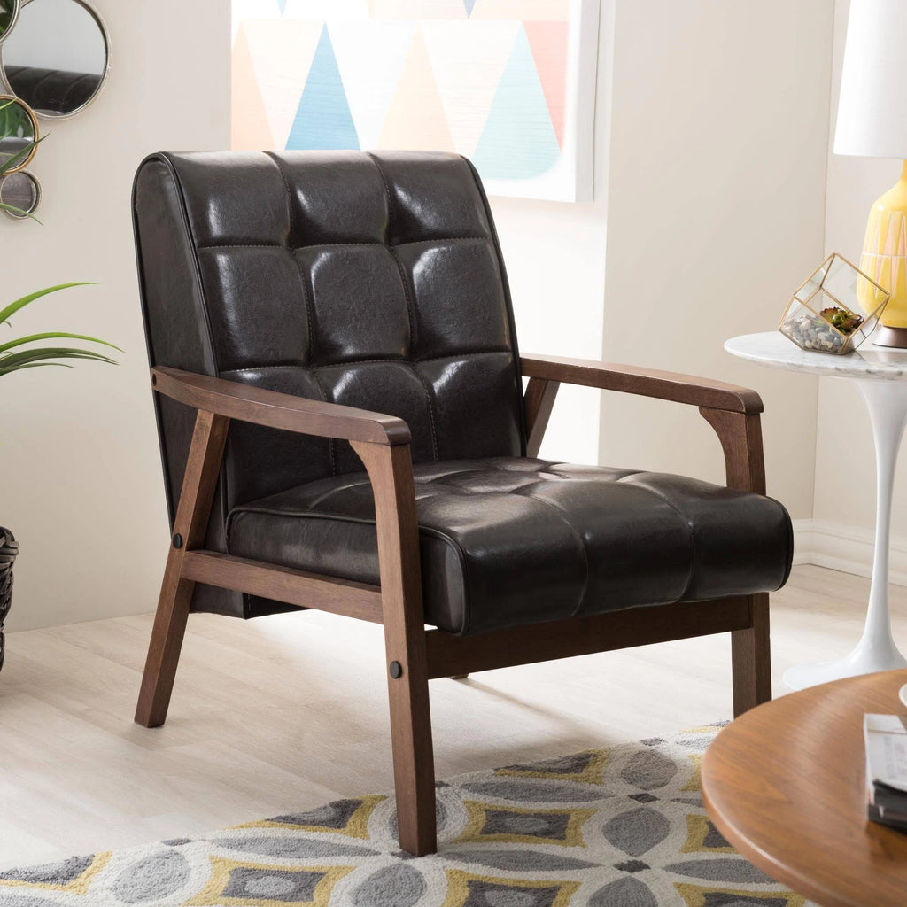 Brown Club Chair B4698