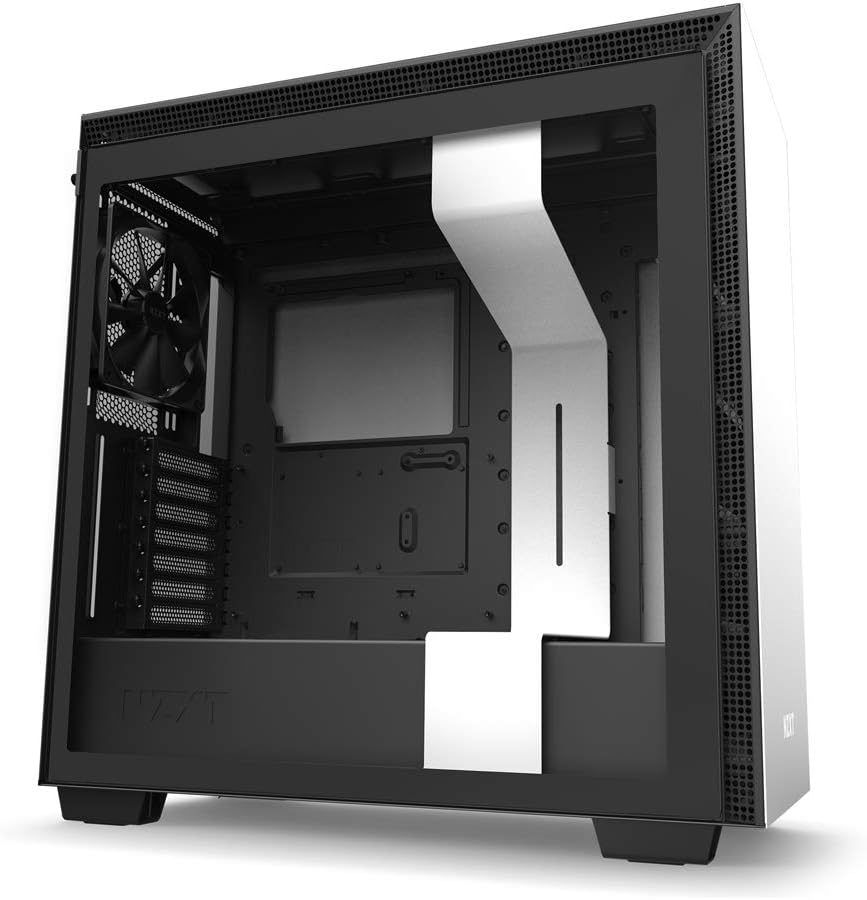 ATX Mid Tower PC Gaming Case with Tempered Glass Side Panel B146715