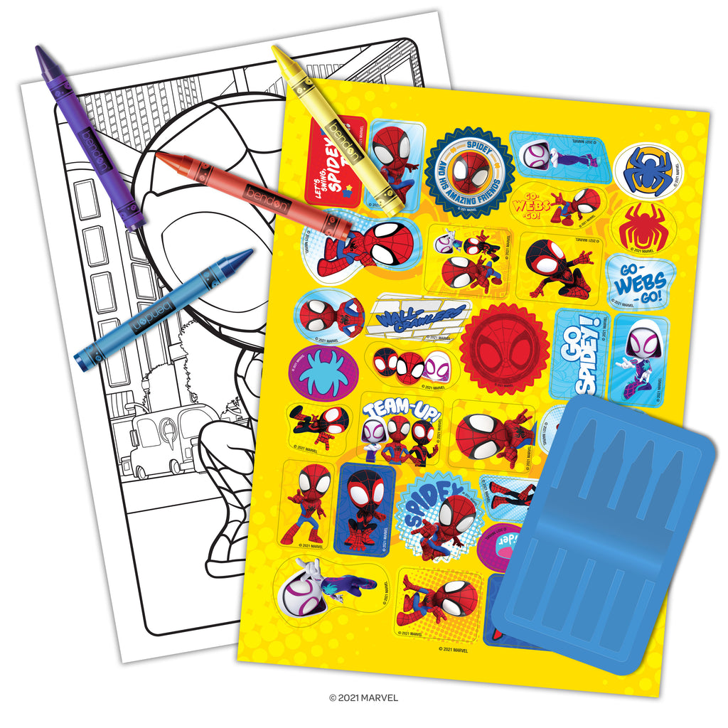 48 Page Coloring Book With 4 Crayons, Paperback I5444