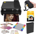 Black Digital Instant Camera for Zink Photo Paper J6039