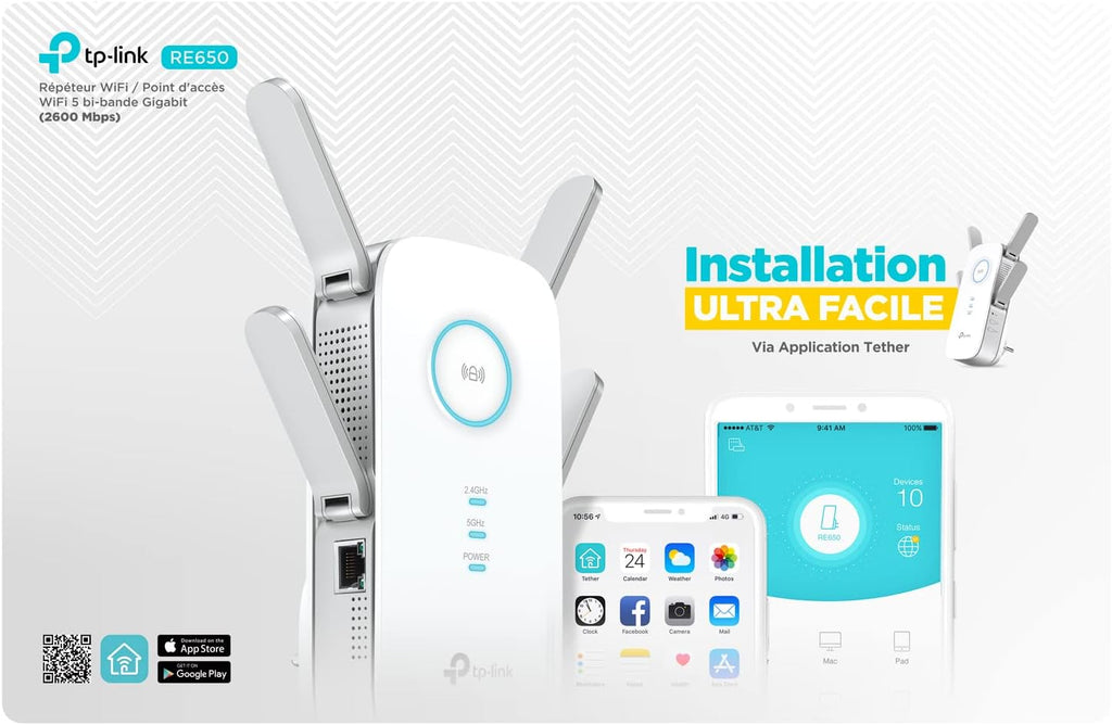 AC2600 Wi-Fi Range Extender J4540
