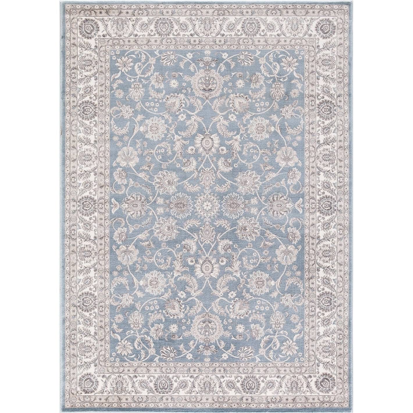 7 ft 10 in x 9 ft 10 in Kashan Bergama Green Rug E104460