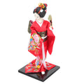 2 Pieces Kimono Doll Ornaments Japandi Decor Japanese Style Desktop Adornment N48793