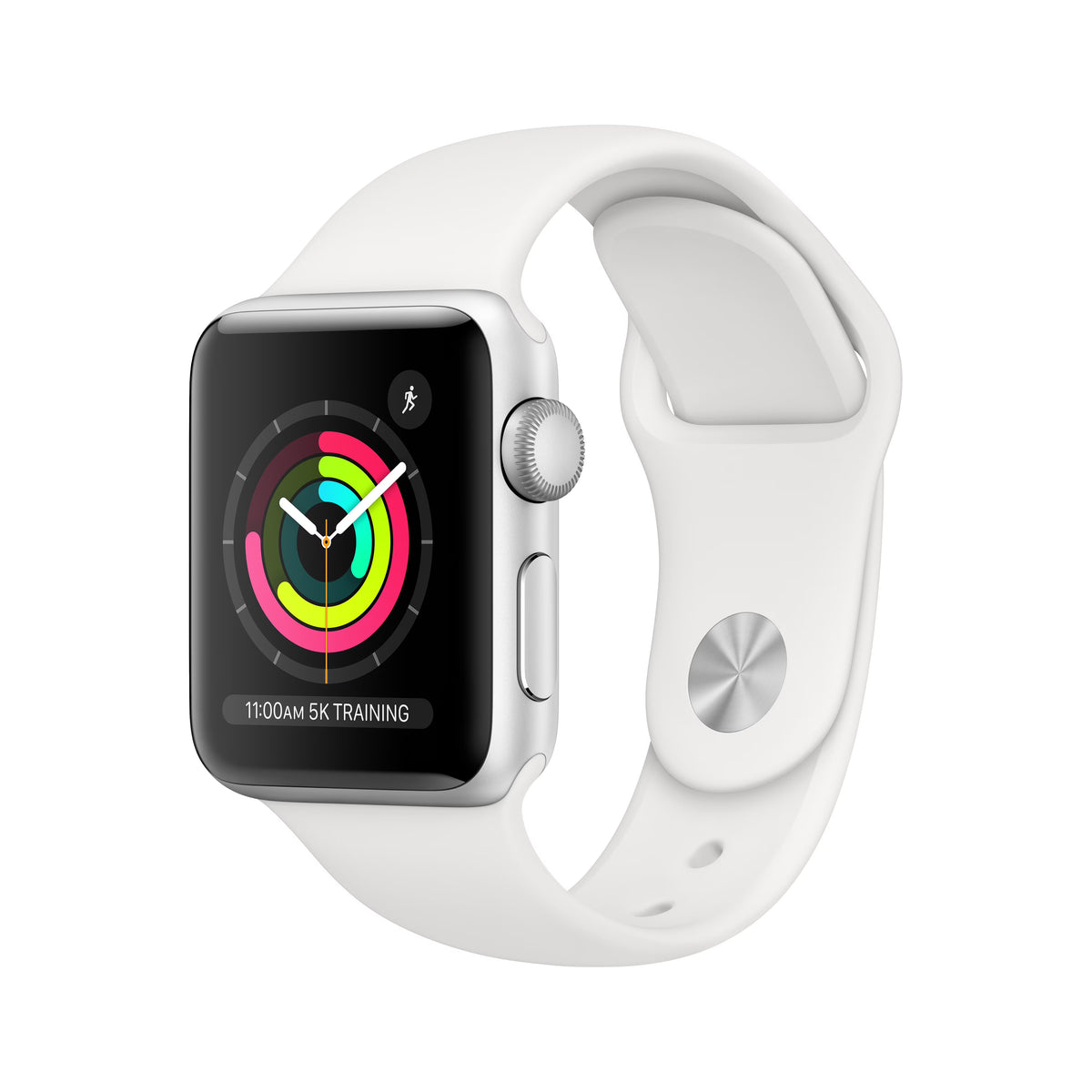 Apple Watch Series 3 GPS Silver 38mm White Sport Band Z4240